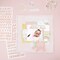 American Crafts Hello Little Girl Thickers Stickers 216/Pkg-Alpha
